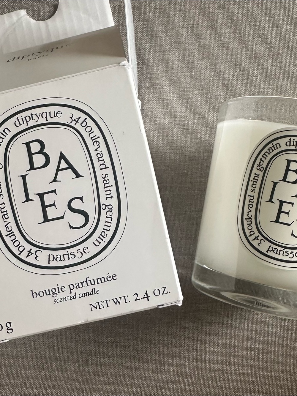 Diptyque Baies Scented Candle - White Votive